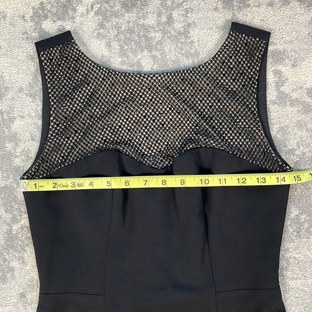 L’Agence For Intermix Black Sleeveless Sequin Mesh Sparkle Sheath Dress LBD - Picture 8 of 10